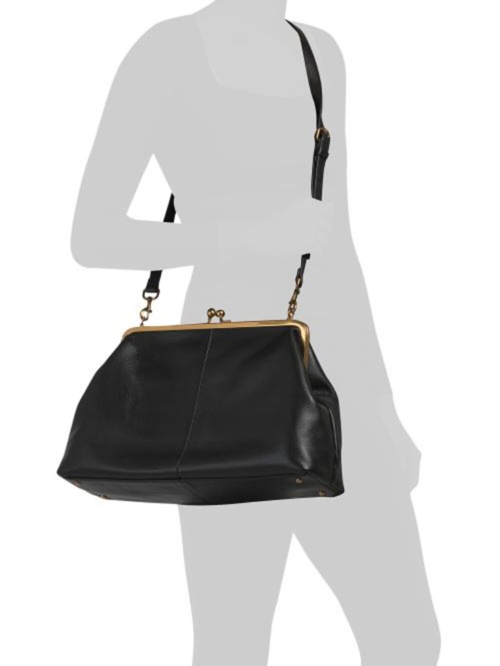 AMERICAN LEATHER CO. Leather Grace Clutch - Picture 4 of 4